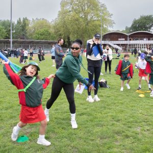 Students on Sports Day